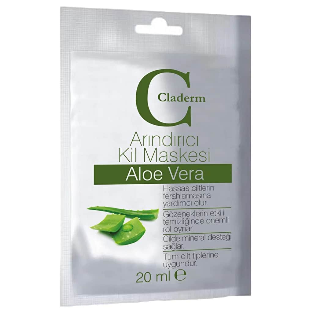 Claderm Purifying Clay Mask With Aloe Vera 20 ml