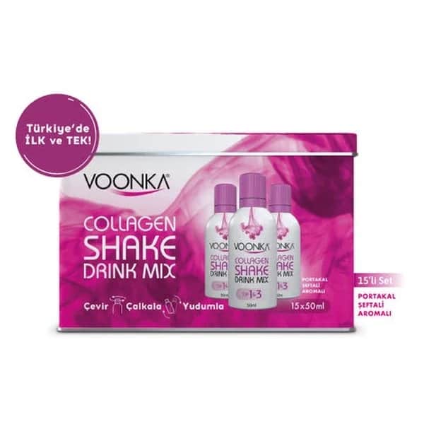 Voonka Beauty Collagen Shake Drink Mix 15 sachets