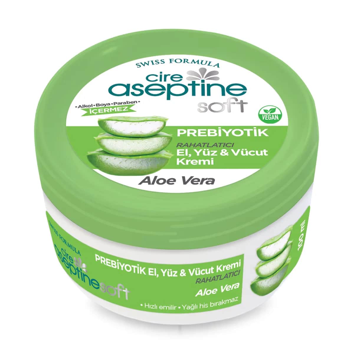 Cire Aseptine Soft Prebiotic Aloe Vera Extract Cream 100 ml