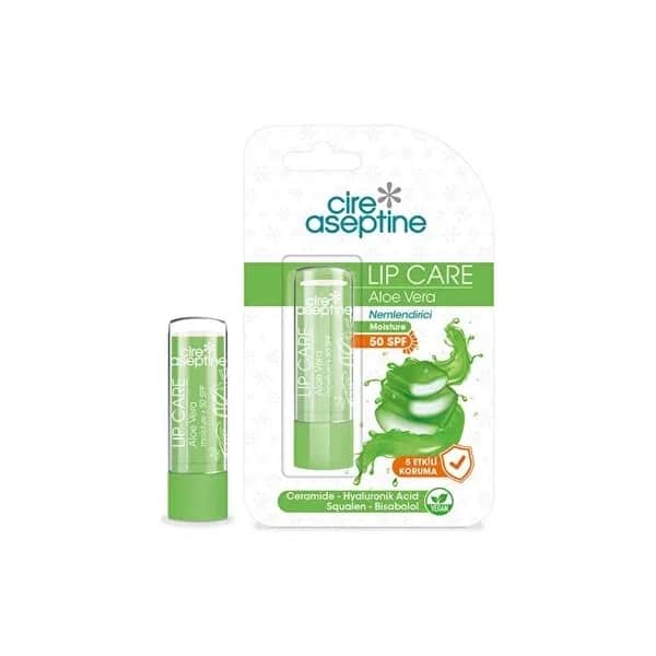 Cire Aseptine Tinted Lip Care Cream Aloe Vera 50 SPF 1 pcs