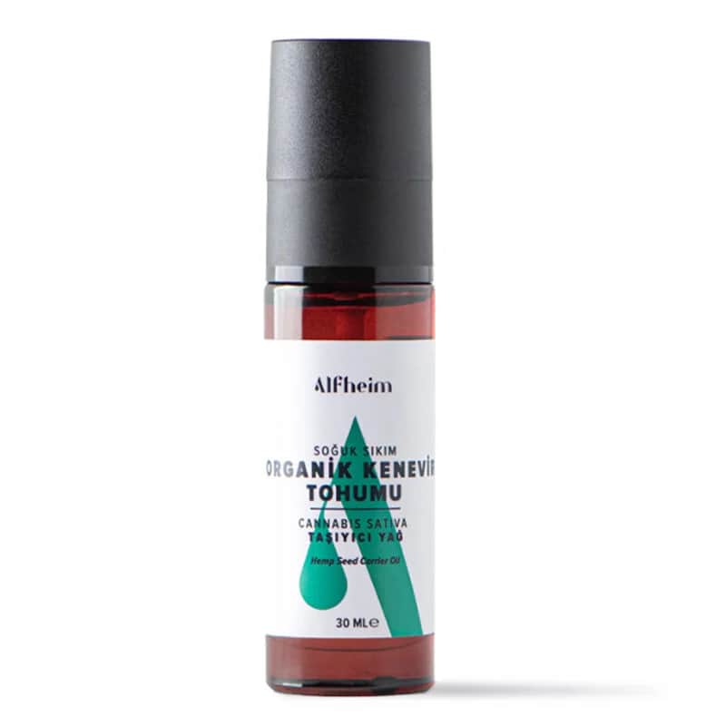 Alfheim Organic Hemp Seed Oil 30ml - Pure, Cold-Pressed Extract