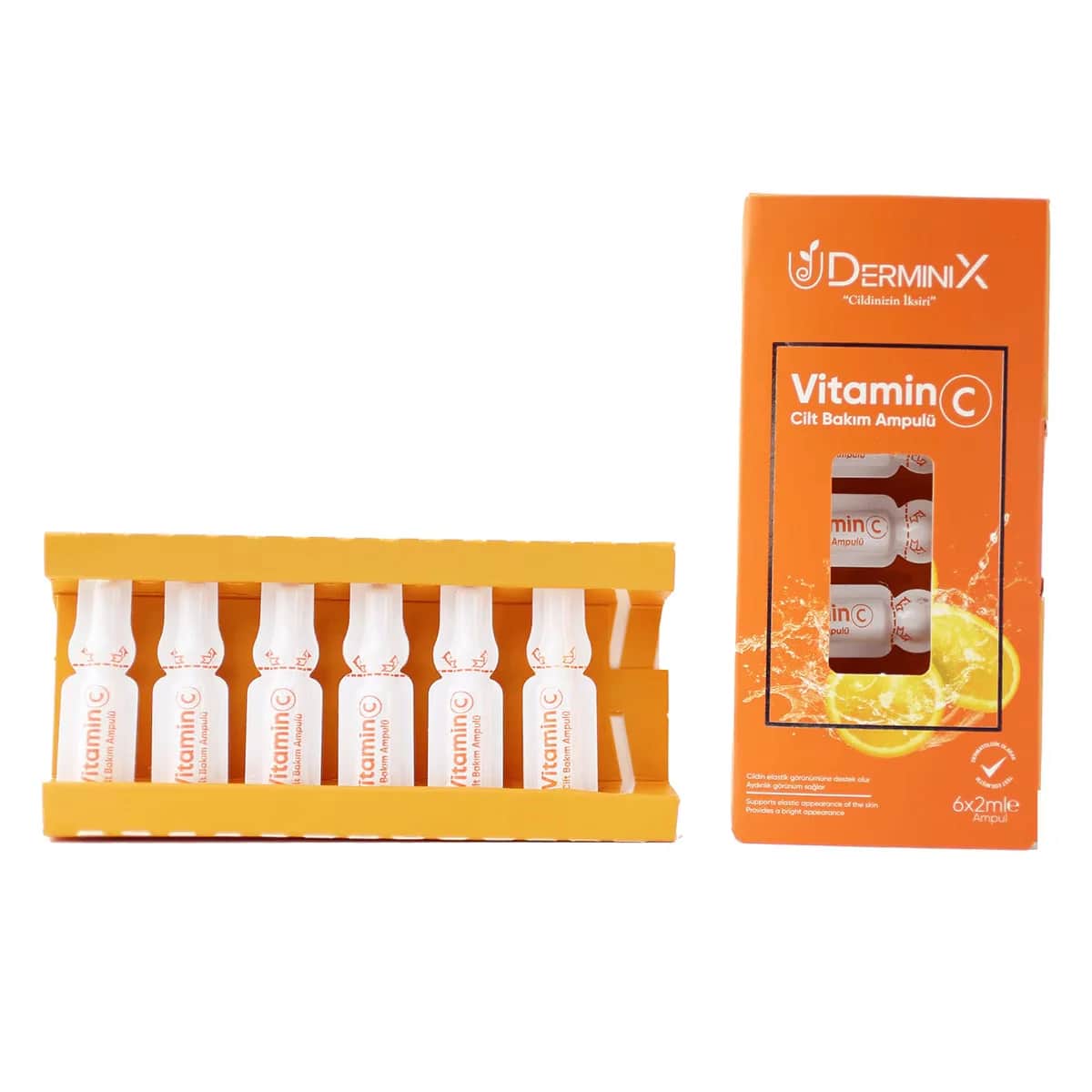 Derminix Vitamin C Skin Care Ampoule 12ml – Brightening Serum