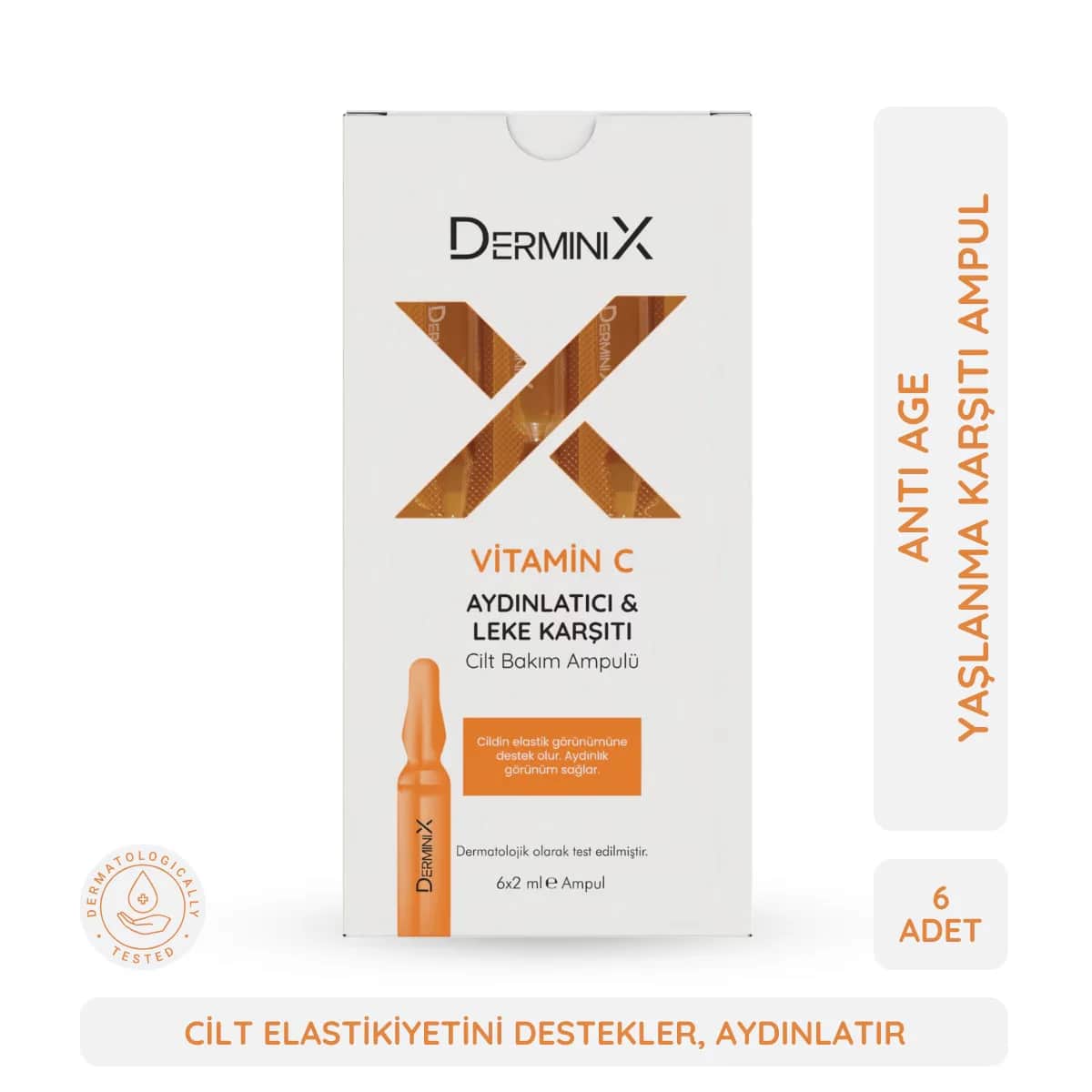 Derminix Vitamin C Skin Care Ampoule 12ml – Brightening Serum