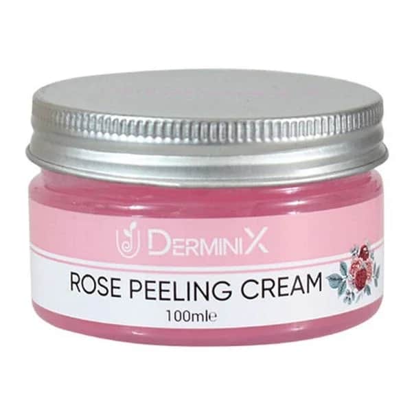 Derminix Rose Peeling Cream 100ml - Exfoliating &amp; Brightening