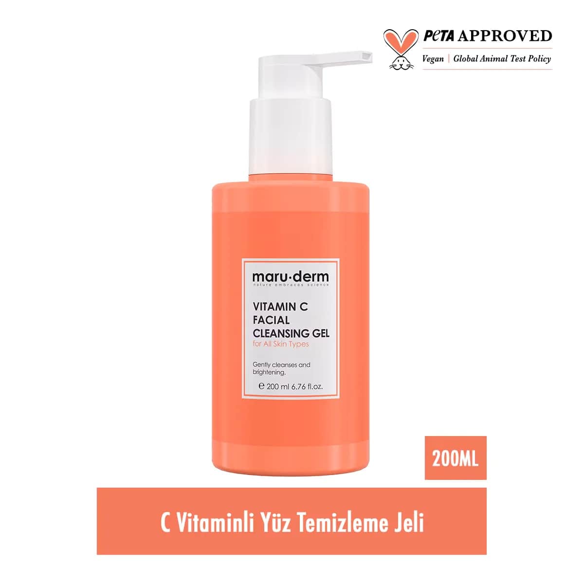 Maruderm Vitamin C Face Wash Gel 200 ml