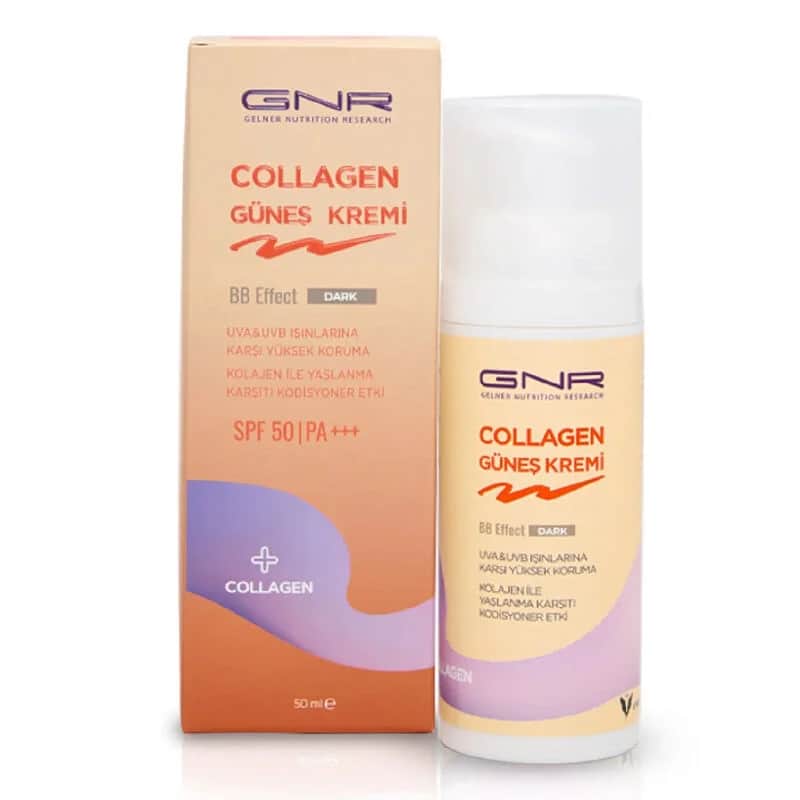 Gnr Collagen Sun Cream Spf 50 bb Effect Dark 50 ml