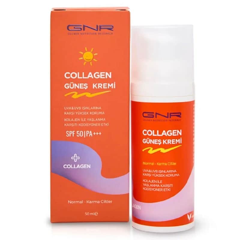 Gnr Collagen Spf 50 sun Cream Normal Combination Skin 50 ml