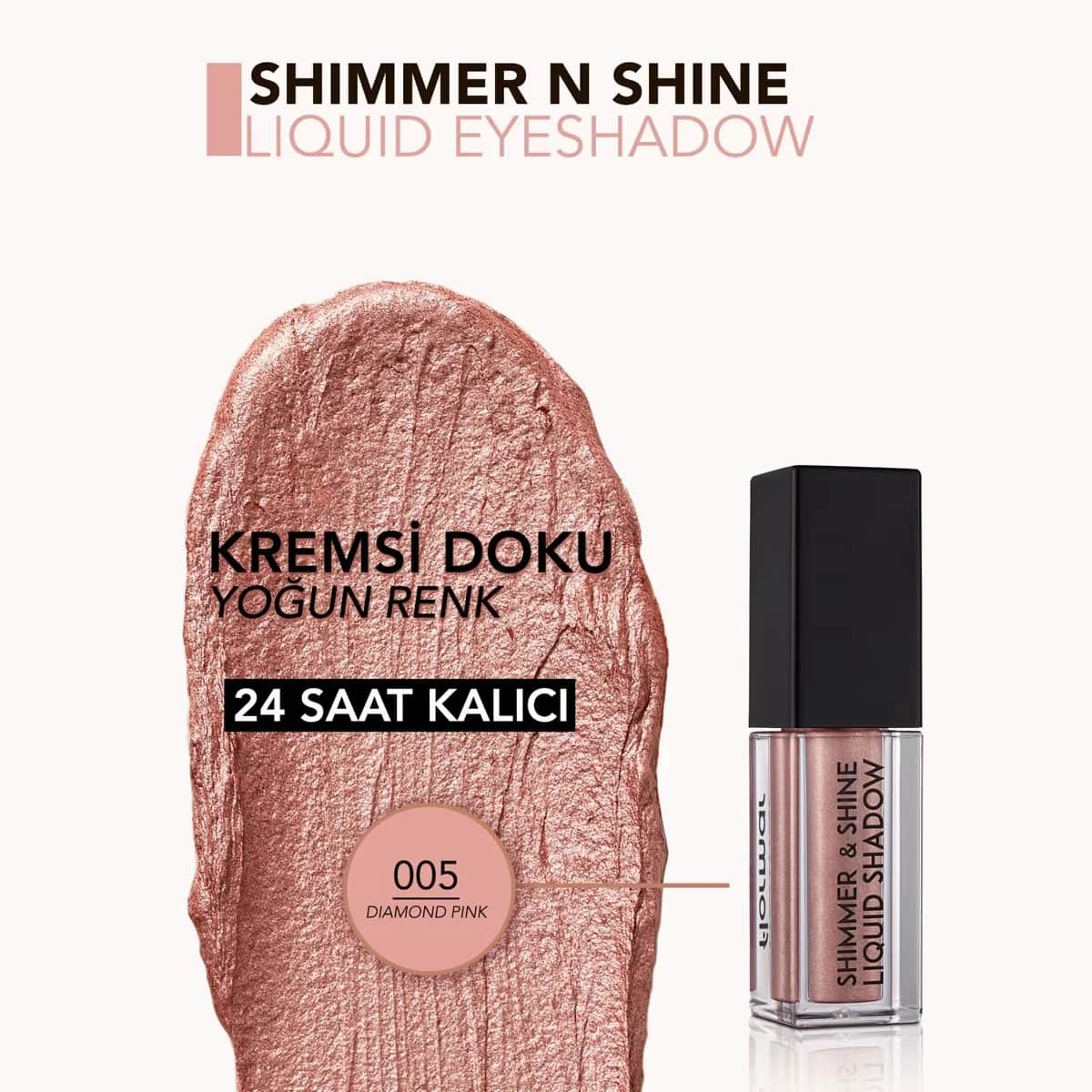 Flormar Shimmer &amp; Shine Glitter Liquid Eyeshadow No: 005
