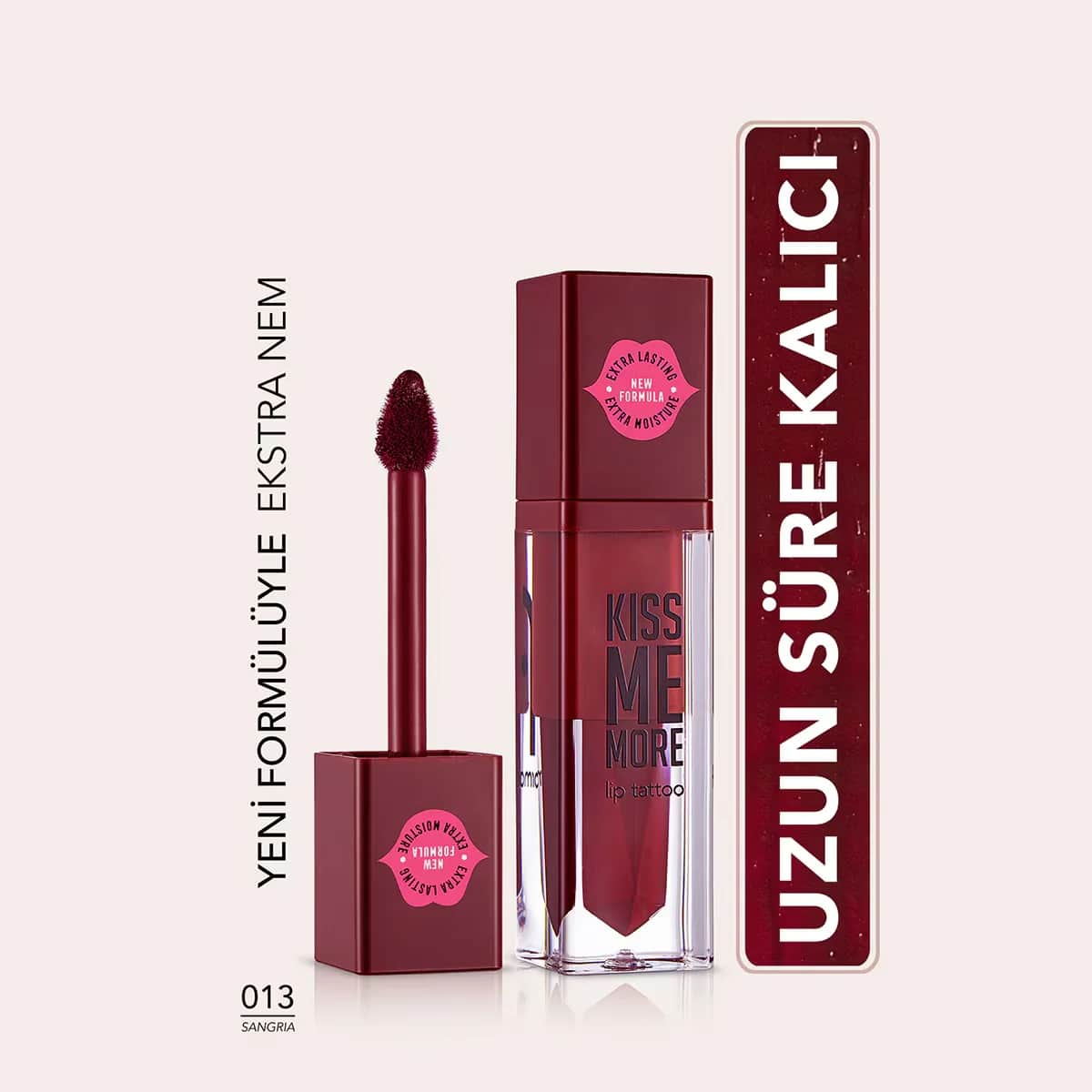 Flormar Kiss Me More Lip Tattoo No: 013 sangria