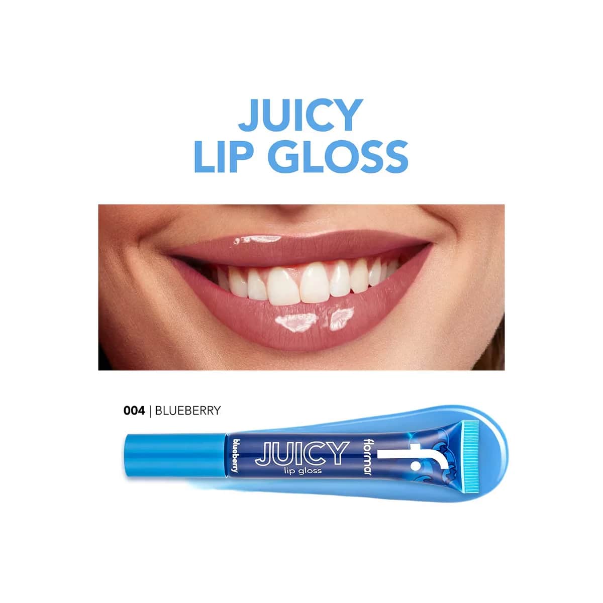 Flormar Juicy Lip Gloss 004 Blueberry 1 pcs