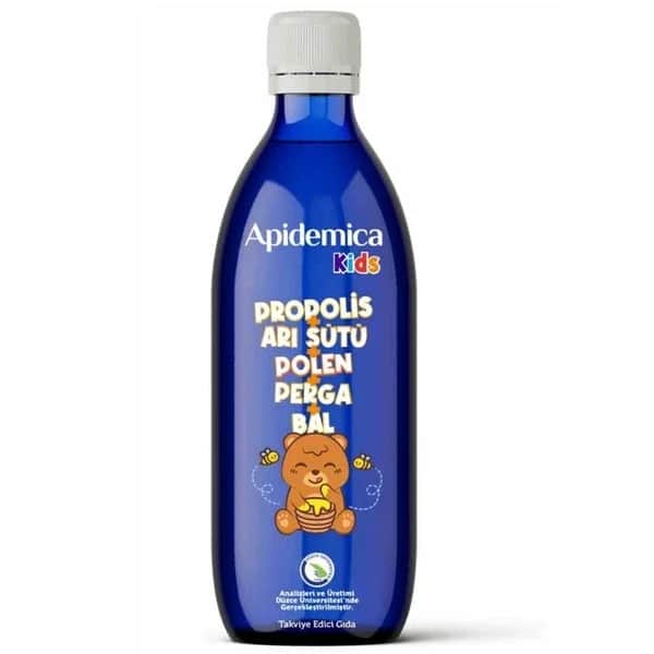 Apidemica Allbee Syrup Containing Apidemica Propolis Royal Jelly - Honey - Pollen Perga 150 ml