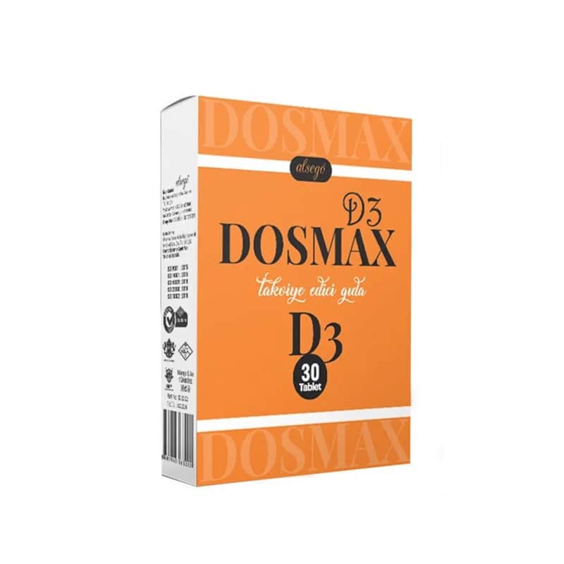 Alsego Dosmax D3 food Supplement 30 tablets