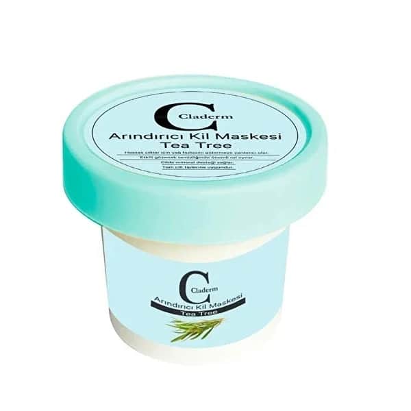 Claderm Tea Tree Oil Clay Mask 100ml - Acne &amp; Oil Control