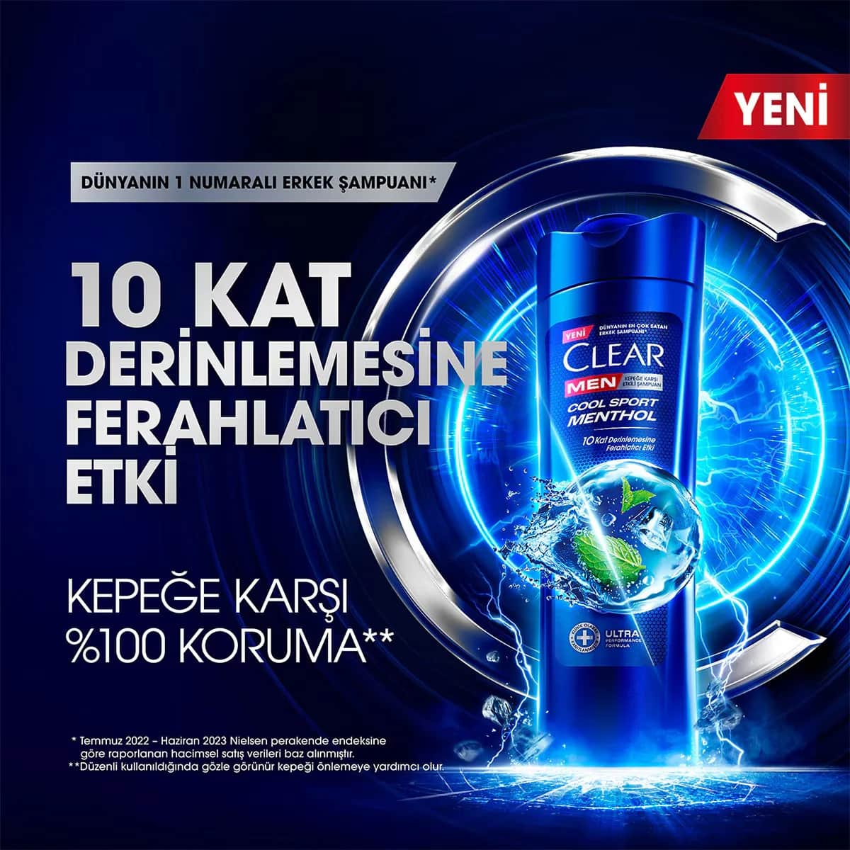 Clear Men Shampoo Cool Sport Menthol 350 ml