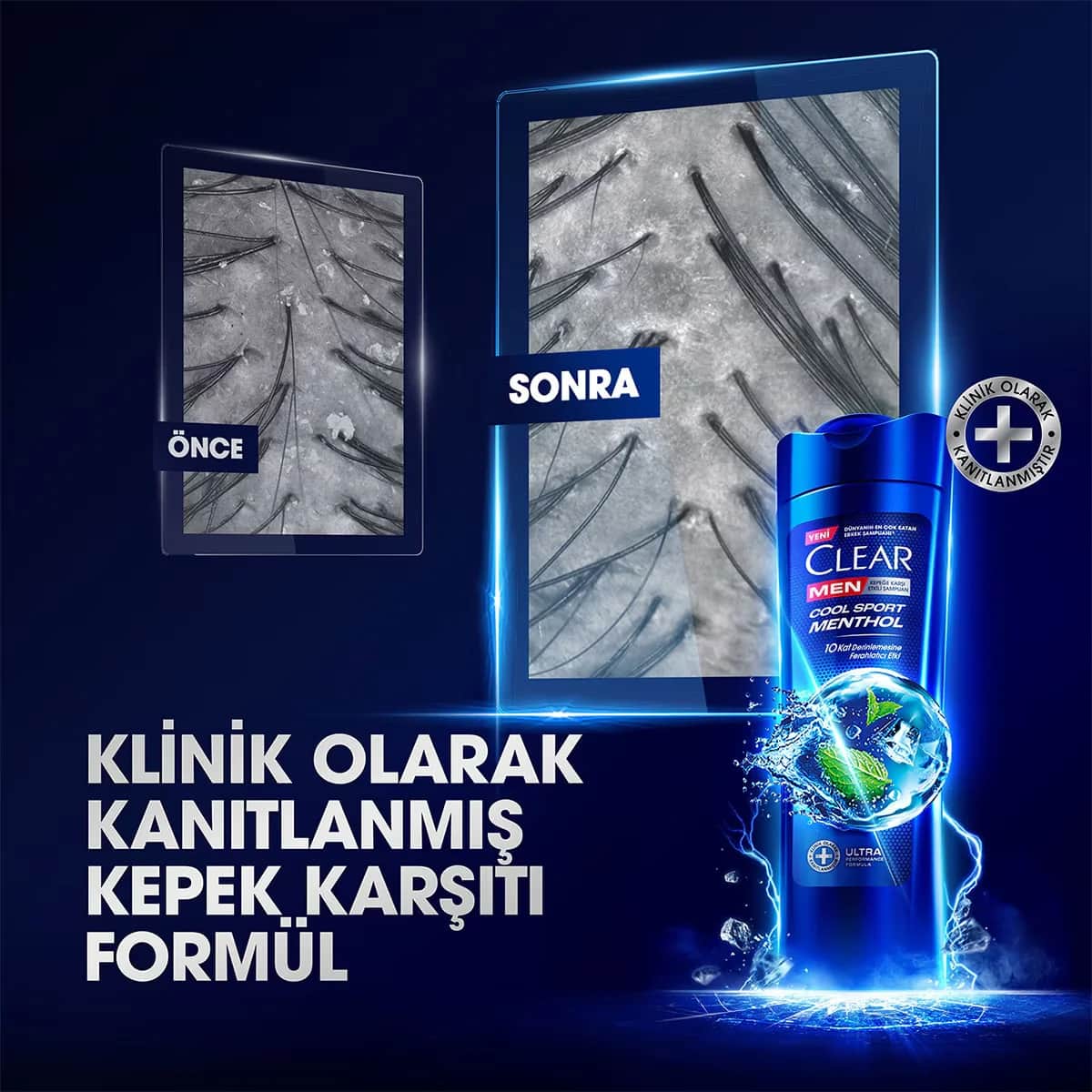 Clear Men Shampoo Cool Sport Menthol 350 ml