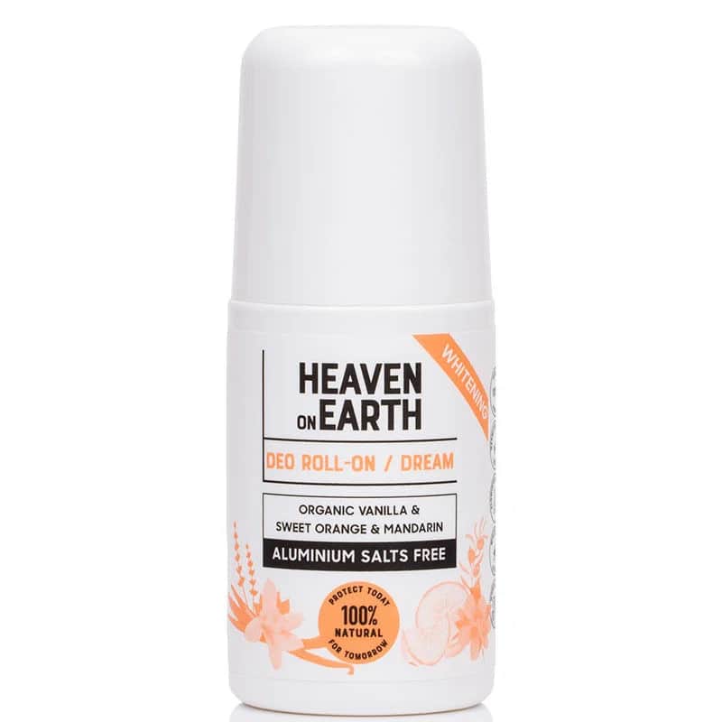 Heaven On Earth 100% Natural Organic Whitening Roll On Vanilla 50 ml