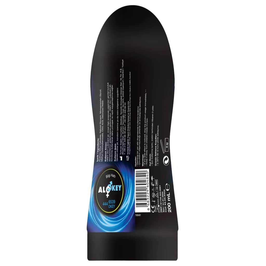 Okey 2 in1 flavorless Lubricant 200 ml