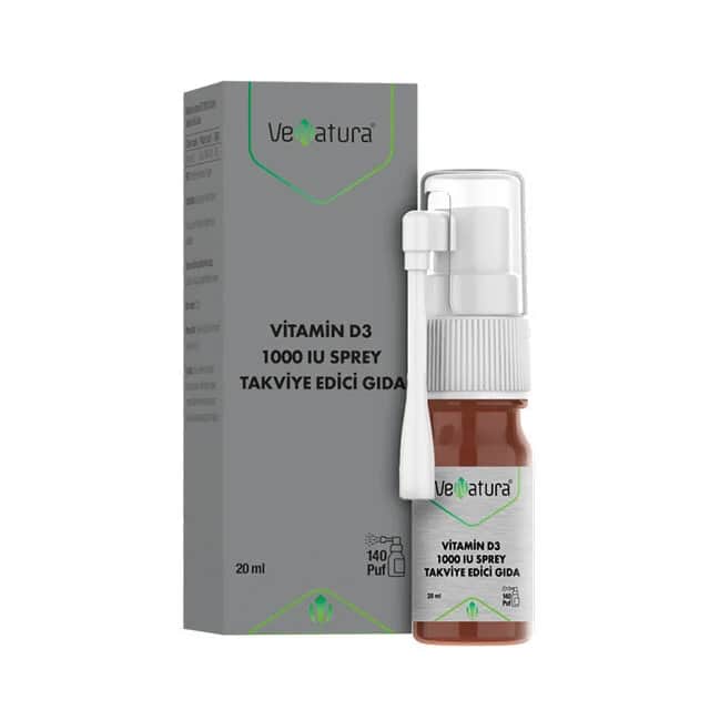 Venatura Vitamin D3 1000 iu Food Supplement Spray 20 ml