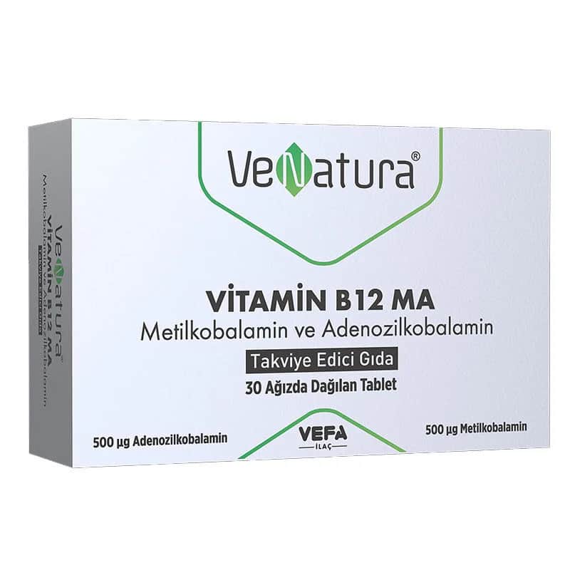 Venatura Vitamin B12 ma 30 tablets