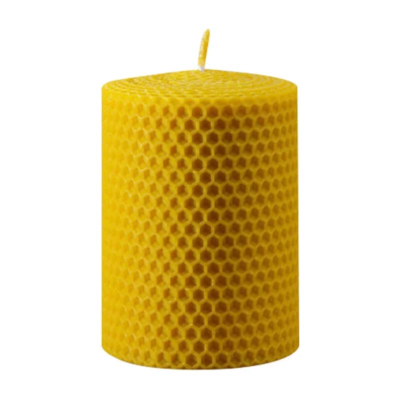 Halare Beeswax Aromatherapy Plump Yellow Candle - Natural Glow