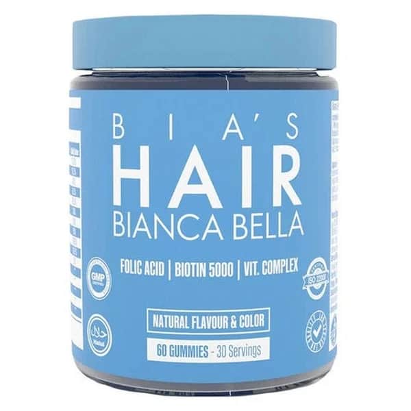 Bianca Bella Hair Vitamins Gummies - 60 Count for Healthy Hair