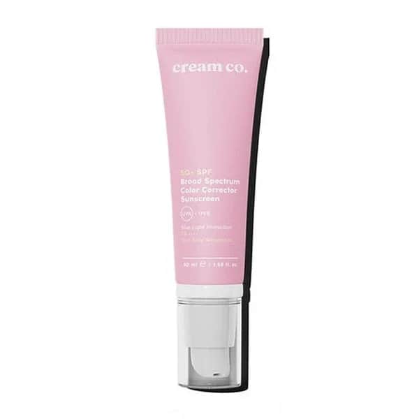 Cream Co. SPF 50 Color Corrector Sunscreen 50ml - Broad Spectrum