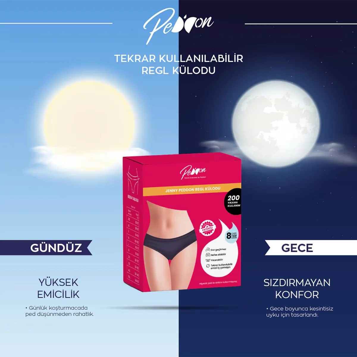 Peddon Jenny Maxi Menstrual Panties M 1 pcs