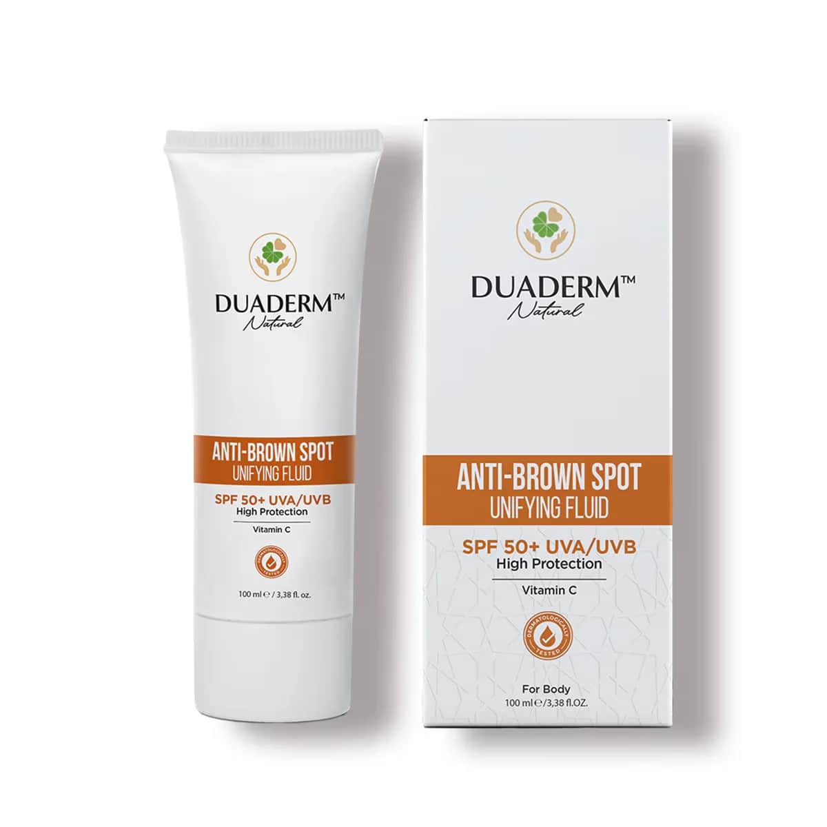 Duaderm Anti Brown Spot Spf 50 sun Cream Body 100 ml