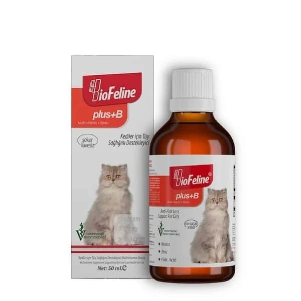 Biofeline Cat Hair Health Drops - Multivitamin for Skin &amp; Fur