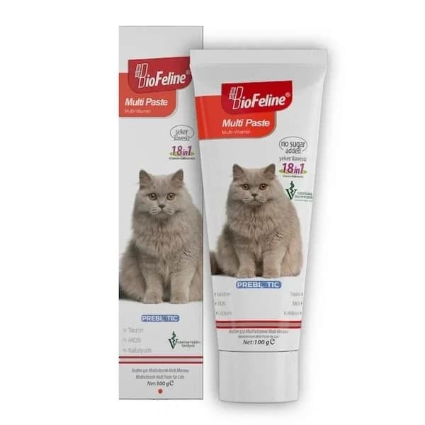 Biofeline Cat Multivitamin Paste for Immunity &amp; Hairball Care