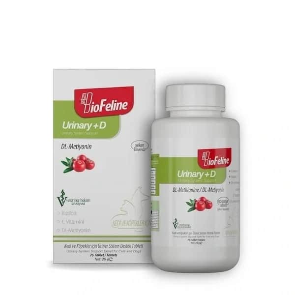 Biofeline Urinary Support Tablets for Cats &amp; Dogs - 75 Count