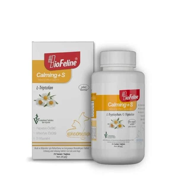 Biofeline Calming Tablets for Cats &amp; Dogs - 75 Count