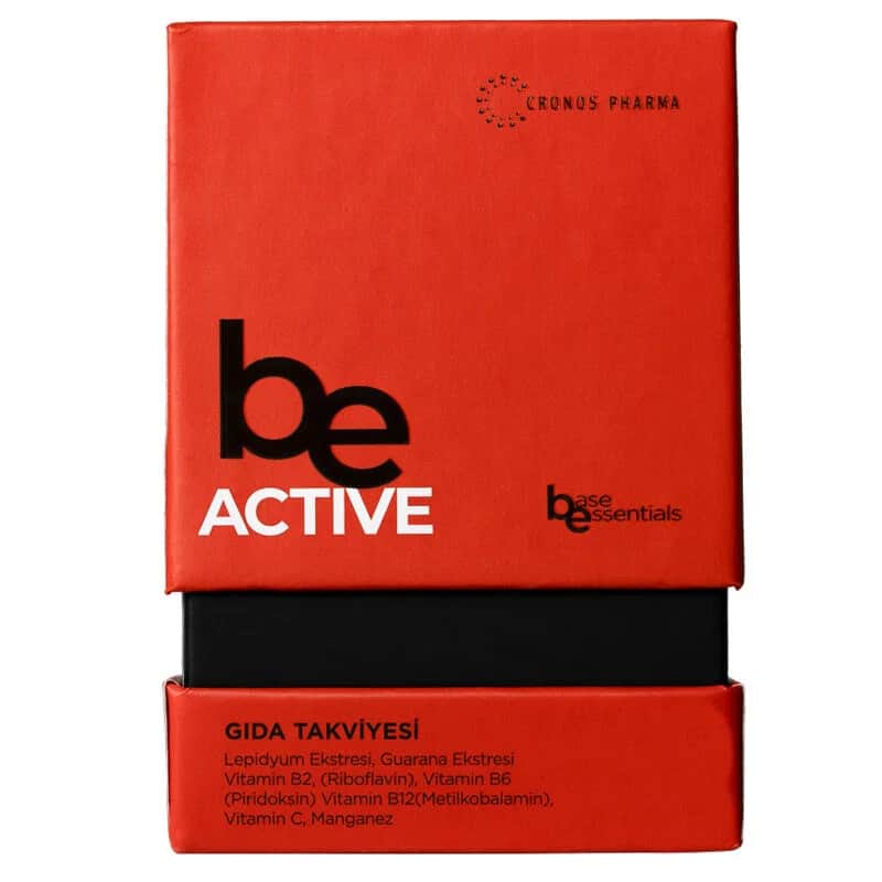 Cronos Pharma Be Active Food Supplement 30 herbal Capsules