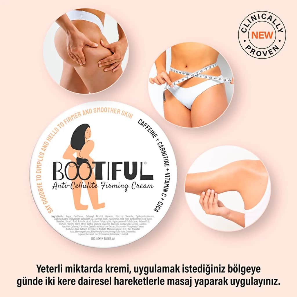 Bootiful Anti Cellulite Firming Cream 200 ml