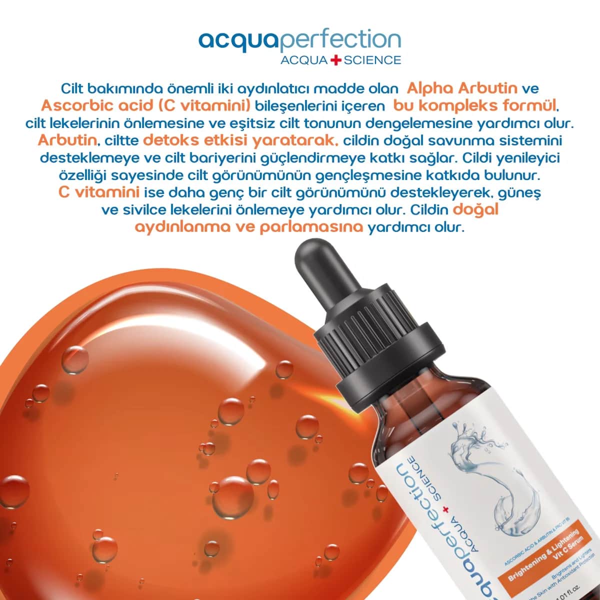 Acqua Perfection Brightening And Tone-equalizing Vitamin C Serum 30 ml