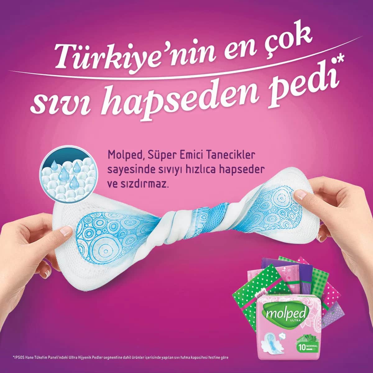 Molped Ultra Dry Super Economic Normal Sanitary Pad 24 pcs