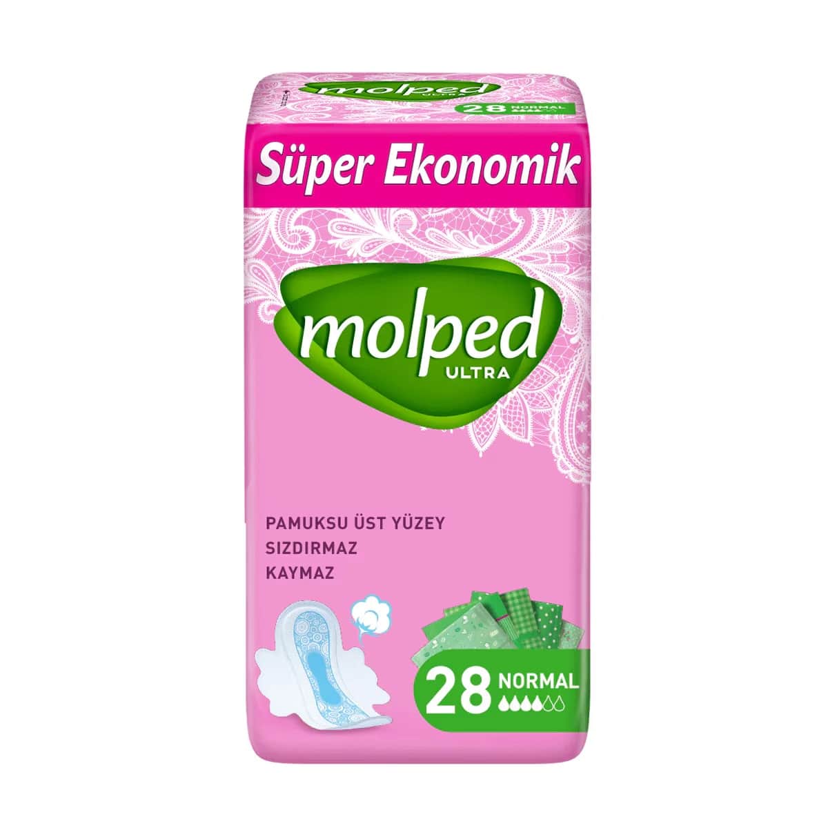 Molped Ultra Dry Super Economic Normal Sanitary Pad 24 pcs