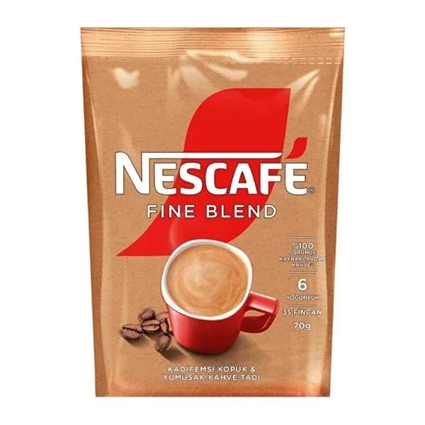 Nescafe Fine Blend Instant Coffee 70 gr