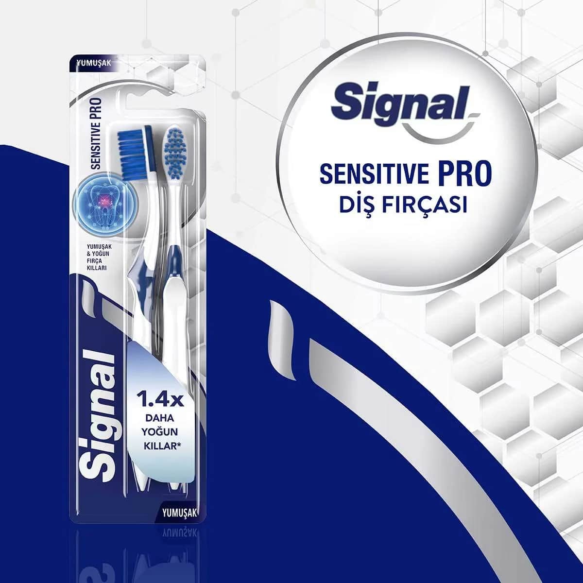 Signal Professional Care Toothbrush Soft 1+1