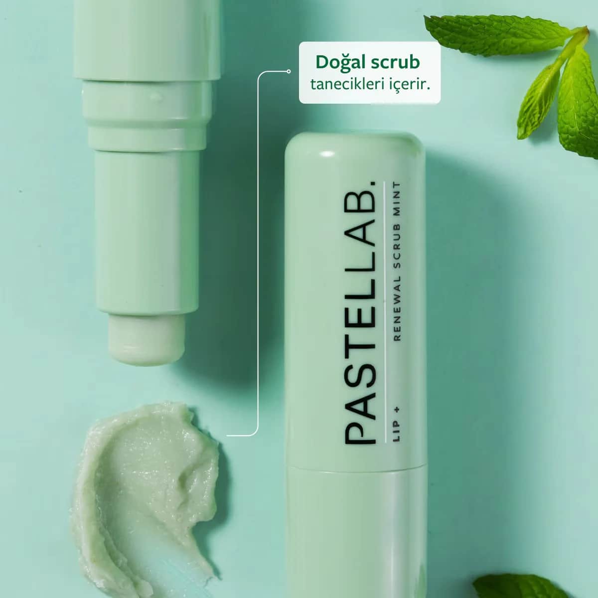 Pastellab. Lip Renewal Fresh Mint Scrub Renewing Lip Care Scrub