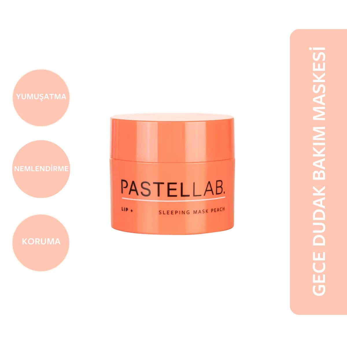 Pastellab. Lip Sleeping Mask Lip Care Mask Peach