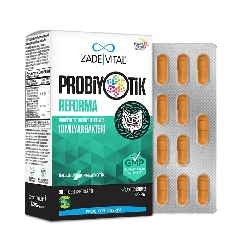 Zade Vital Probiotic Reforma 30 herbal Capsules