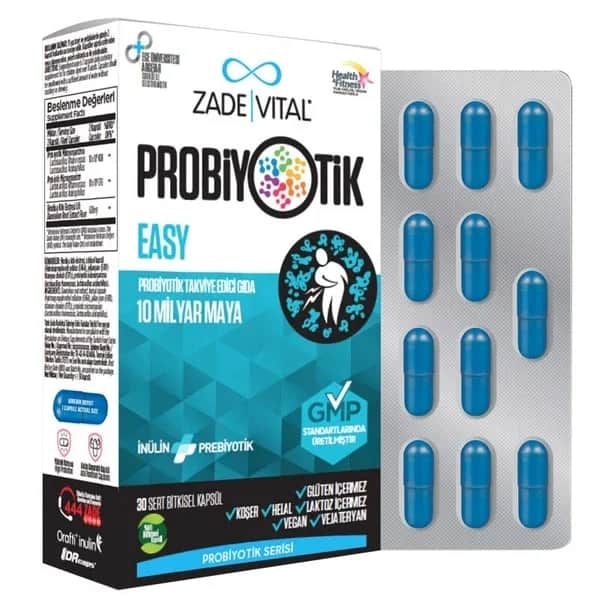 Zade Vital Probiotic Easy 15 herbal Capsules