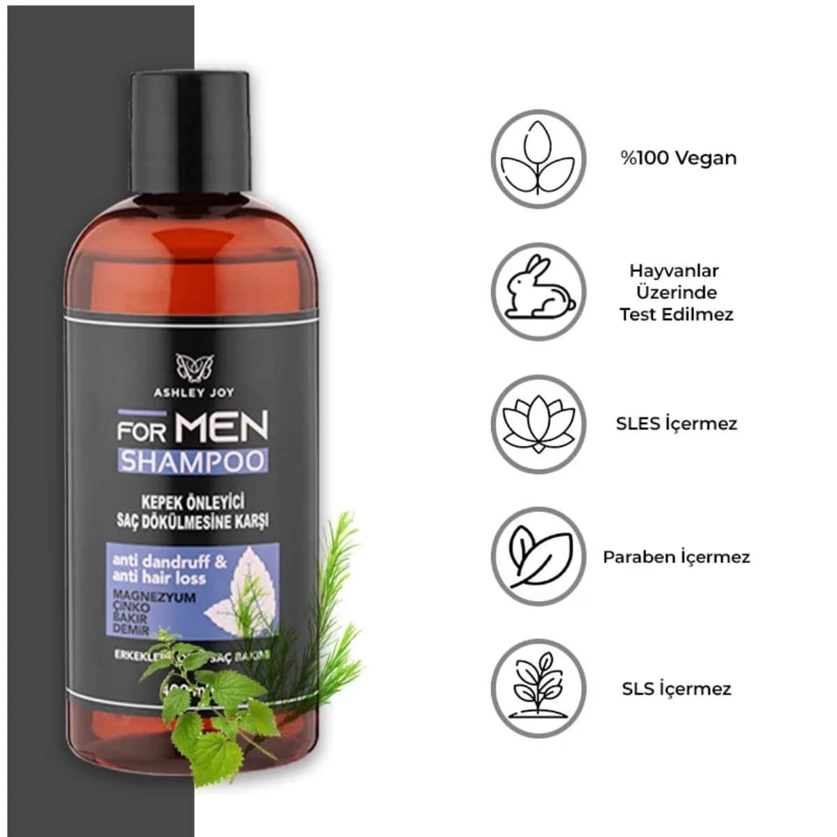 Ashley Joy Hair Loss Prevention Shampoo for Men - 400ml