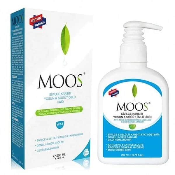 Moos Seaweed &amp; Willow Facial Cleanser 200ml - Hydrating &amp; Refreshing