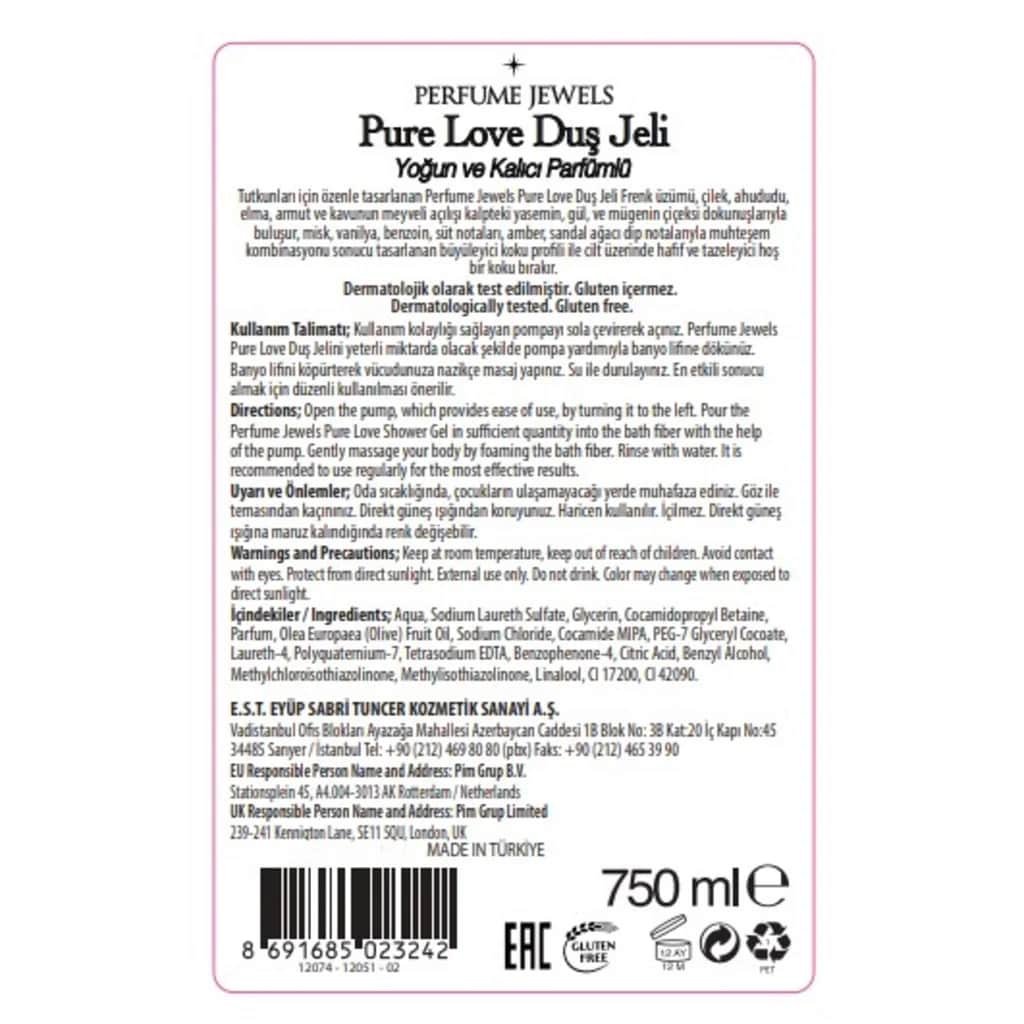 Eyup Sabri Tuncer Pure Love Shower Gel 750 ml