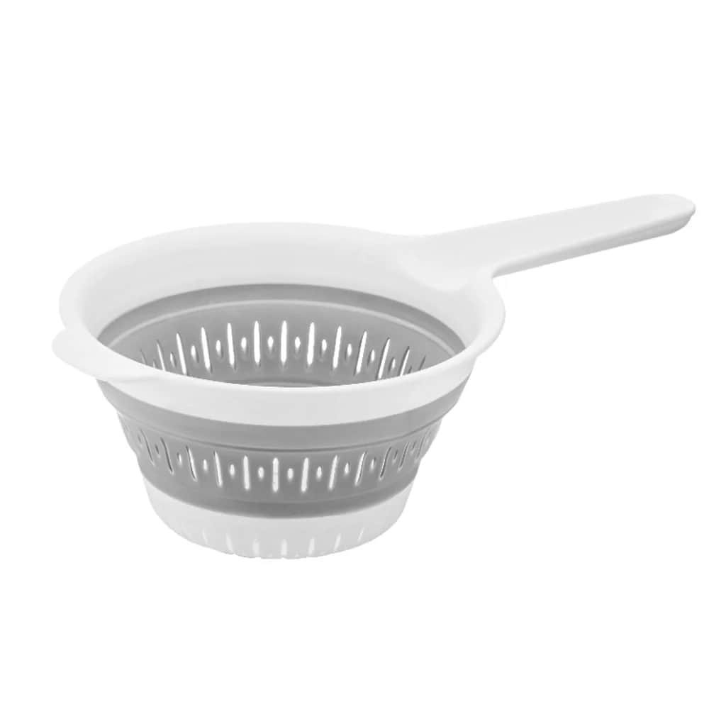 Bee Home Foldable Strainer with Handle - Dishwasher Safe, Space-Saving