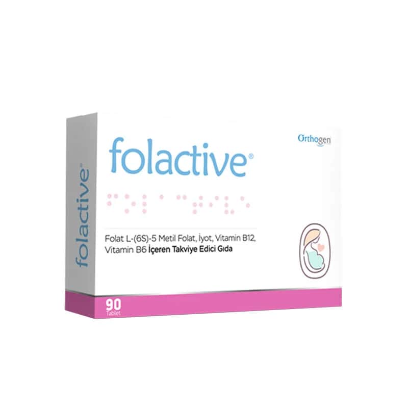 Orthogen Folactive 90 tablets