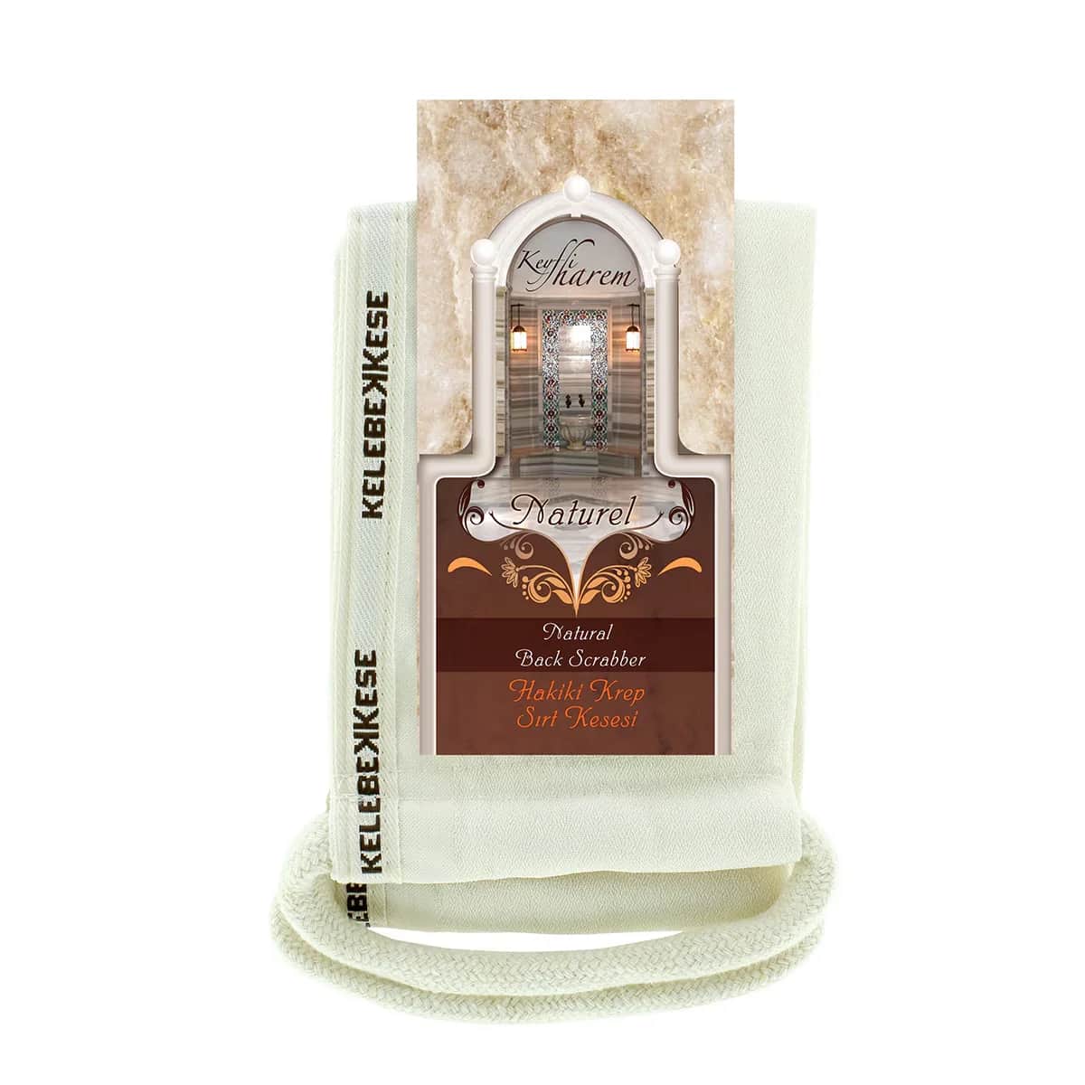 Kelebek Harem Thick Natural Back Pouch