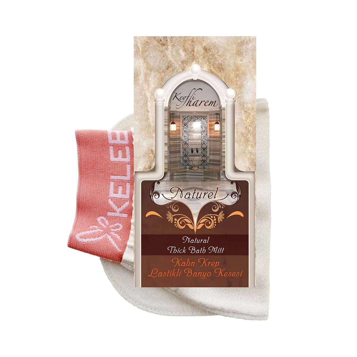 Kelebek Harem Crepe Elastic Bath Glove